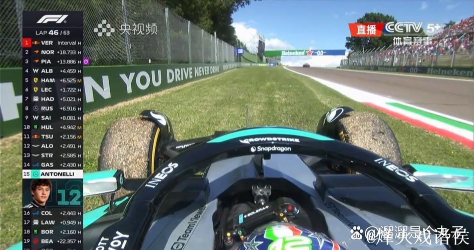 央视网全程转播2025赛季F1意大利大奖赛