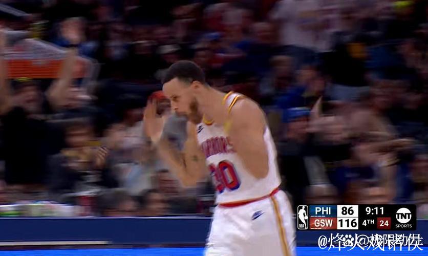库里三分绝技8中8狂揽30+10 勇士大胜76人重回西部第九